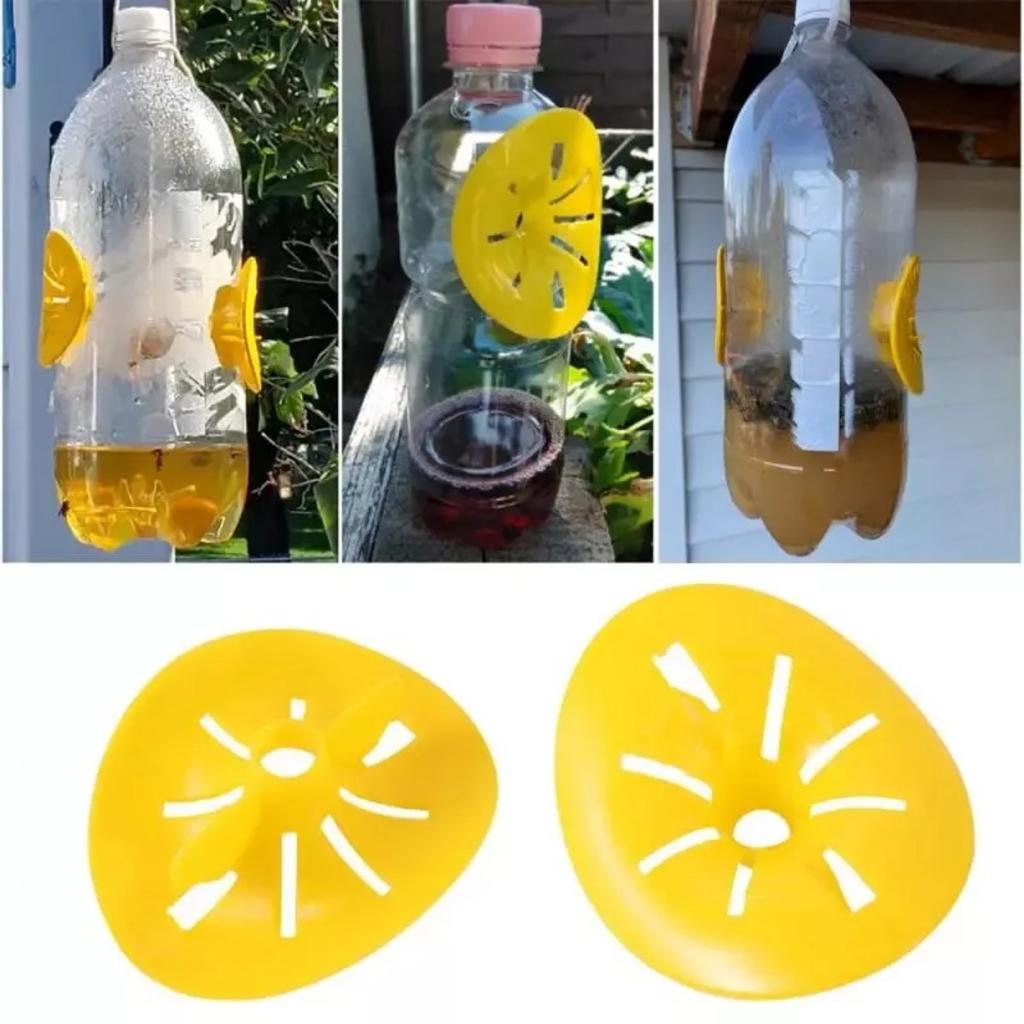 30PCS Flower Shape Flying Insects Funnel Trap Wasp Trap Catcher Bee Hornet Reusable Bee Catcher Flower Shaped Flying Insects Funnel Pest Wasp Trap