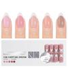 150 Pieces French Manicure Press On Nail with Pre Coated Base Easy To Apply False Nail T for Creating Stylish Nail Art
