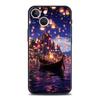 Van Gogh Starry Night Style World Landmark Illustration Phone Case for iPhone 17 16 15 14 13 12 11 Series Pro Max Plus
