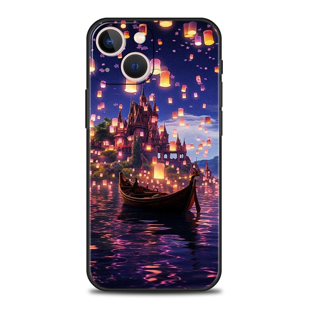 Van Gogh Starry Night Style World Landmark Illustration Phone Case for iPhone 17 16 15 14 13 12 11 Series Pro Max Plus