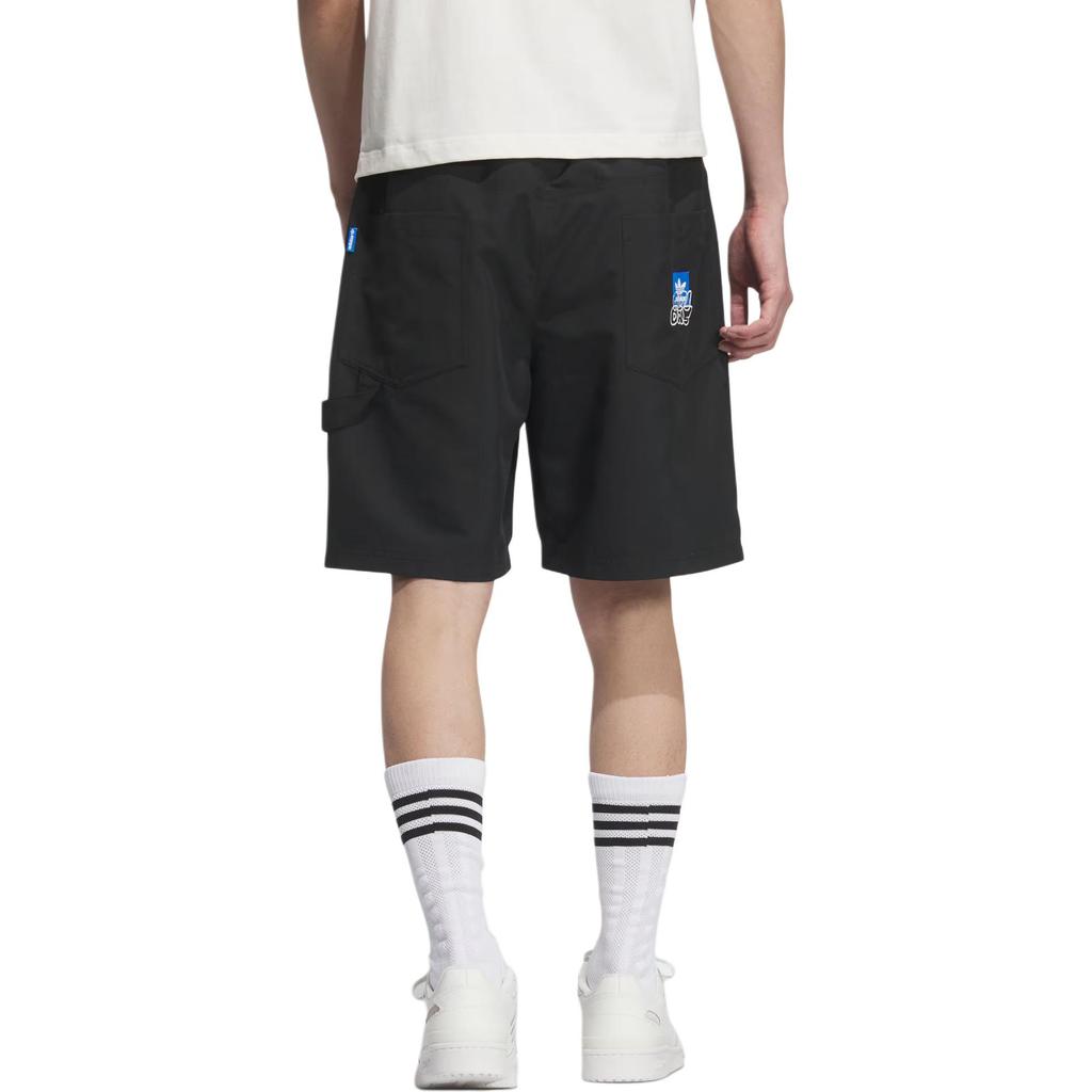 Adidas Originals City Skate Loose Fashion Soft Versatile Casual Sports Shorts Men shorts Black JN1667