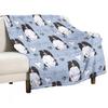 LOVE Black White Sheltie Dog Shetland Sheepdog Throw Blanket Bed Covers Blankets Sofas Of Decoration