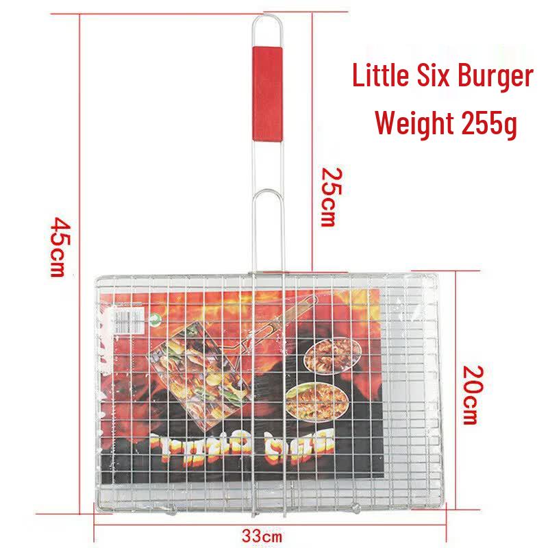 BBQ Grill Net with Fish Clamp