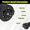 Trailer Plug Adapter, 7 Pin to 4 and 5 Flat Blade Connector, Universal 2-in-1