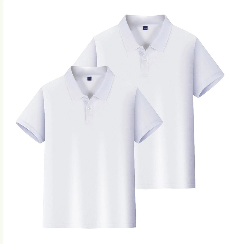 Kids Quick Dry Shirt with Collar, Short Sleeve Sports T-Shirt for Boys and Girls