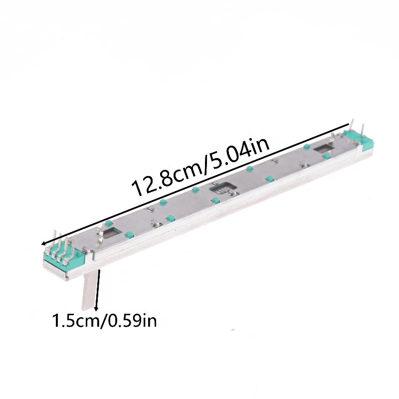 1/2Pcs 128mm Straight Slide Potentiometer A10K 6Pin HighPrecision T-axis For Audio Mixer Amplifier Equalizer DIY Audio Equipment