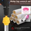 Plastic PVC Pipe Threader Kit Efficient Electric Hole Opener Versatile Durable Thread Maker Tool Precise Plumbing Repair Tool