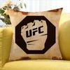 Housse de coussin carrée Combat UFC Logo Différentes Tailles Pour Décoration de Voiture Maison Chambre à Coucher