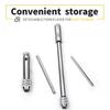 1Pcs M3-8 M5-12 Tap Wrench Adjustable Metric Plug T-Handle Ratchet Wrench Male Thread Extended Tap Screw Holder Hand Tool