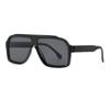 Retro Square Large Sunglasses Women Designer Vintage Sun Glasses Female Male Fashion Mirror Punk Outdoor Shades