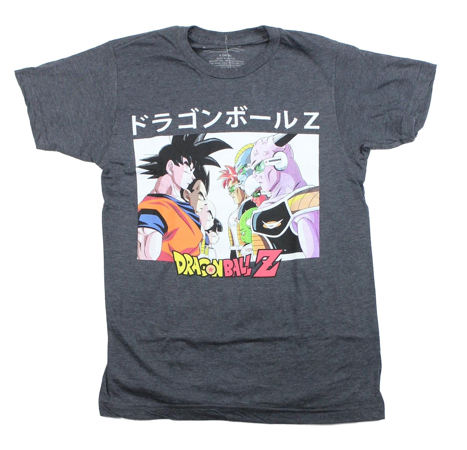 Dragon Ball Z Adult New T-Shirt - Faceoff Pre Battle Show Down XXXXL