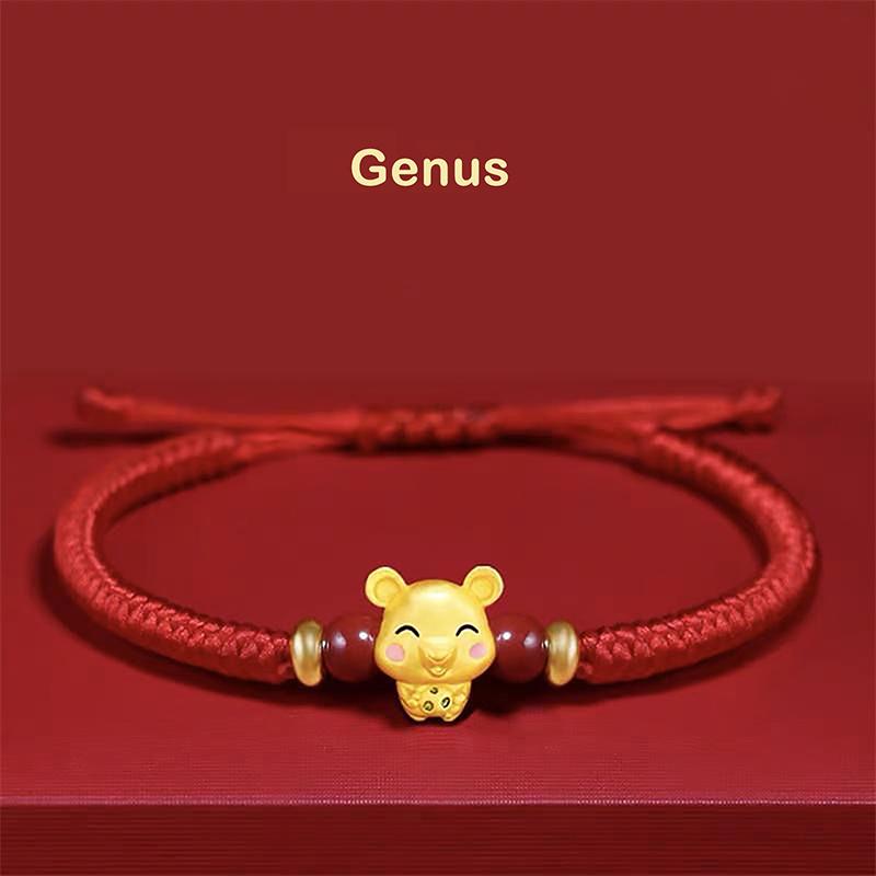 

2 шт. браслет на удачу в год змеи из красной веревки для мужчин и женщин, амулет со знаком зодиака в китайском стиле, браслет ручной работы, ювелирные изделия, подарок на день рождения