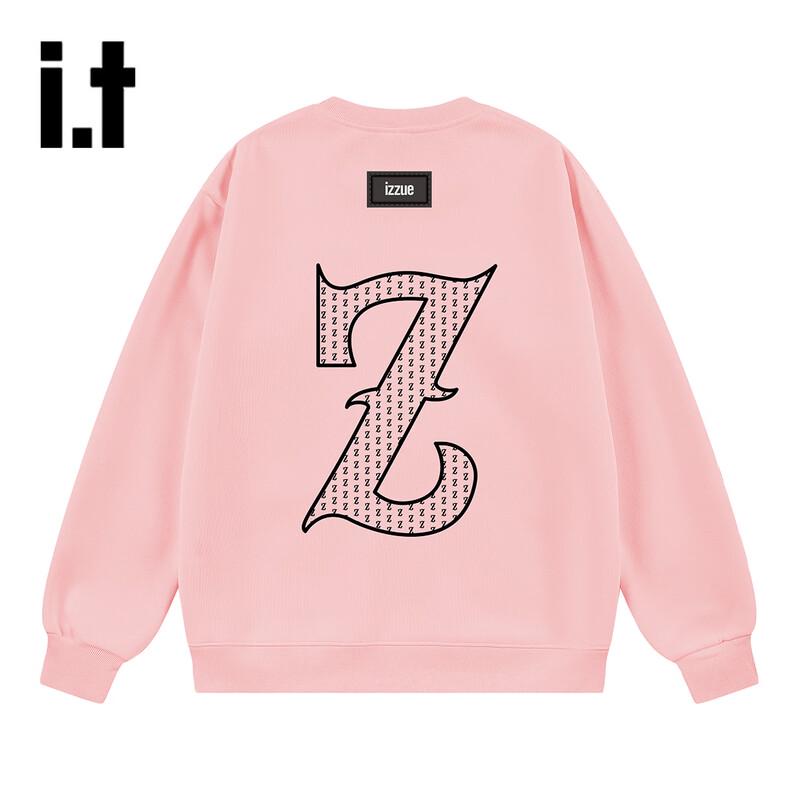 izzue Unisex Retro Letter Print Pullover Sweatshirt