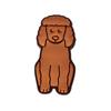 Rubber Decoration Pin For Crocs Emblem Patch Dog-1 Poodle 157-22 OS