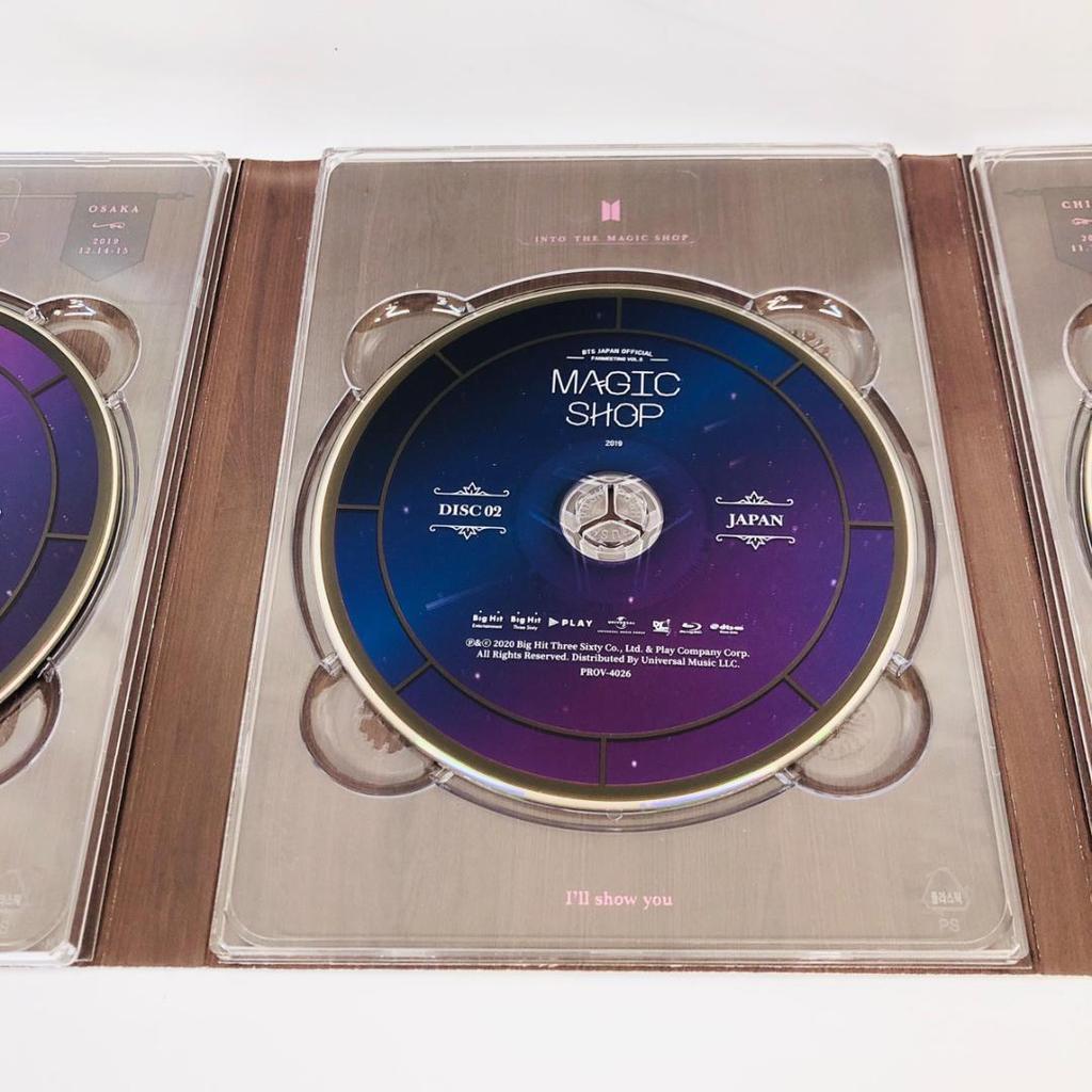 [USED] BTS MAGIC SHOP Blu-ray with trading cards "6954