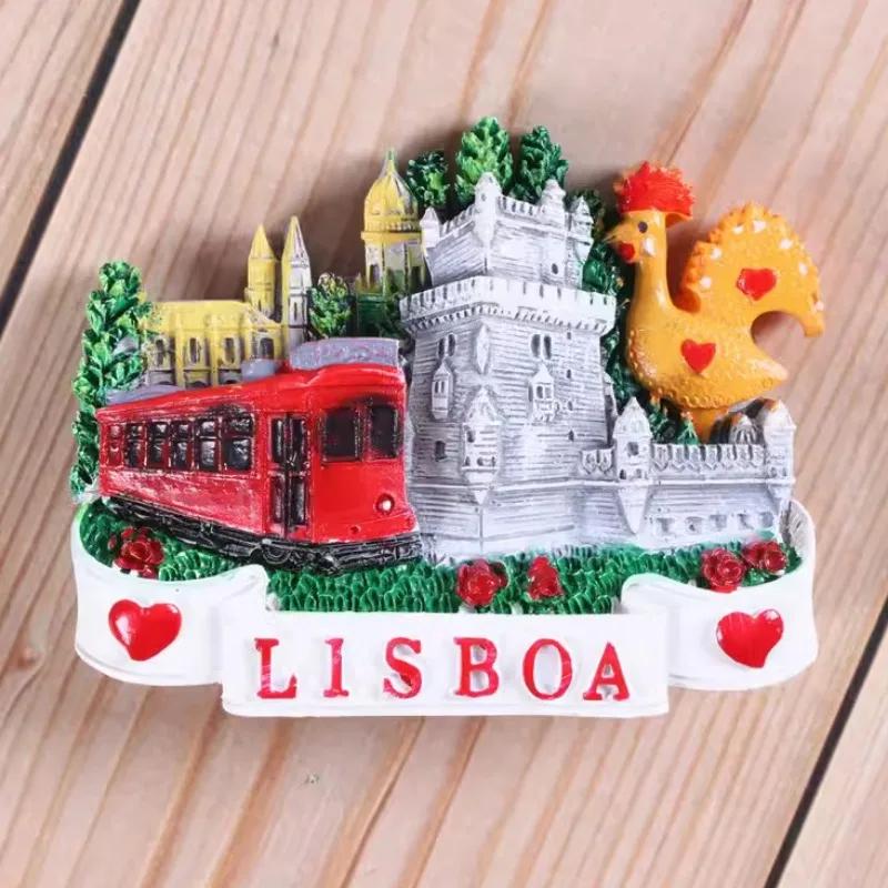 Italy Pisa Travelling Souvenirs Spain Madrid Denmark Copenhagen Fridge Stickers Home Decor Vietnam Fridge Magnets Wedding Gifts