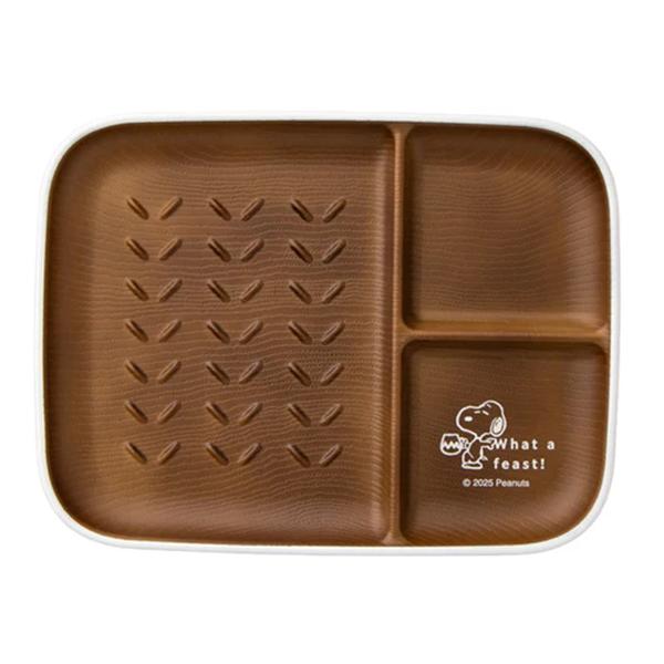 PEANUTS Snoopy Toast Plate ( What a Feast ! ) Snoopy Japan NEW