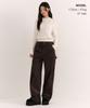 MUSINSA STANDARD WOMAN 11W Corduroy Wide Carpenter Pants [Brown]