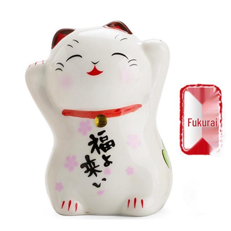 

Charming Japanese Lucky Cat Ceramic Decor for Home or Shop Opening Events