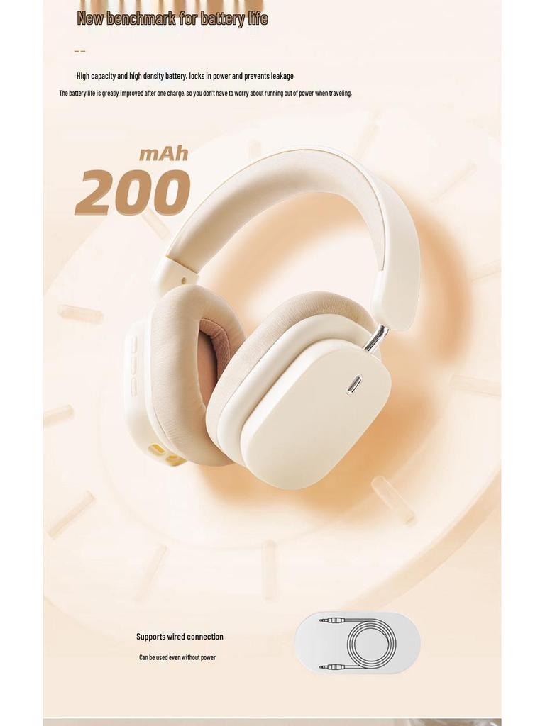 New Over-Ear Wireless Bluetooth Noise Cancelling Headphones for Universal Use