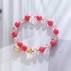 Fashion Crystal Bracelet Women'S Strawberry Crystal Bracelet Bangles Women Fashion Jewelry Accessories Gift