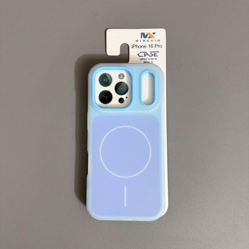 

Two Tone Jelly Magnetic Suction 2-in-1 Suitable IPhone 17 PROMAX Frosted Phone Case Apple 16 Anti Drop All Inclusive iPhone 16 PROMAX