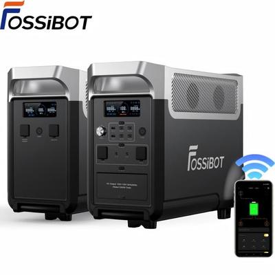 Station d'énergie portable FOSSiBOT F3600 Pro + 1x Batterie d'extension FB3840 LiFePO4 | Générateur Solaire 7680Wh | APP/Camping-car/Camping