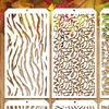 Reusable Artistic Template Craft Tool With Quality PET Materials Precisions Cut For Multiple Surfaces Decoration Project