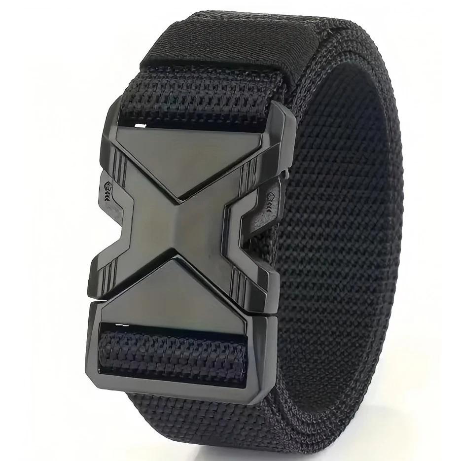 1pc Men's Tactical Sports Belt, Adjustable Quick Release Buckle Multipurpose Outdoor Training Mountaineering Belt For Ideal Gift