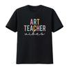 Mens Art Teacher Vibes Colorful Appreciation Day Back To School T Shirt Black Medium Vintage Washed Stylish Unisex Homme