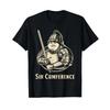 Renaissance Festival Fat Knight Sir Cumference Ren Faire T Shirt Vintage Homme Top For Everyday Wear Casual Slightly
