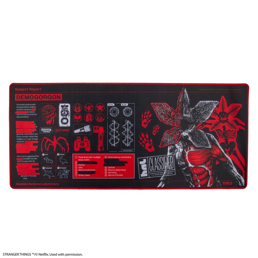 Persönlichkeit Kreativität Stranger Things Geschenke Stranger Things Oberwelt Höllenfeuer-Club Mauspads Tastaturpads Tischmatten Screenshot Mauspads