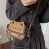 Autumn and winter retro cute kitten shoulder bag female cartoon versatile student messenger bag niche design casual handbag