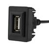 Car Dashboard Flush Mount USB 2.0 For Toyota Short Dash For Hilux  For Prado For Landcruiser Panel Extension Cable Adapter