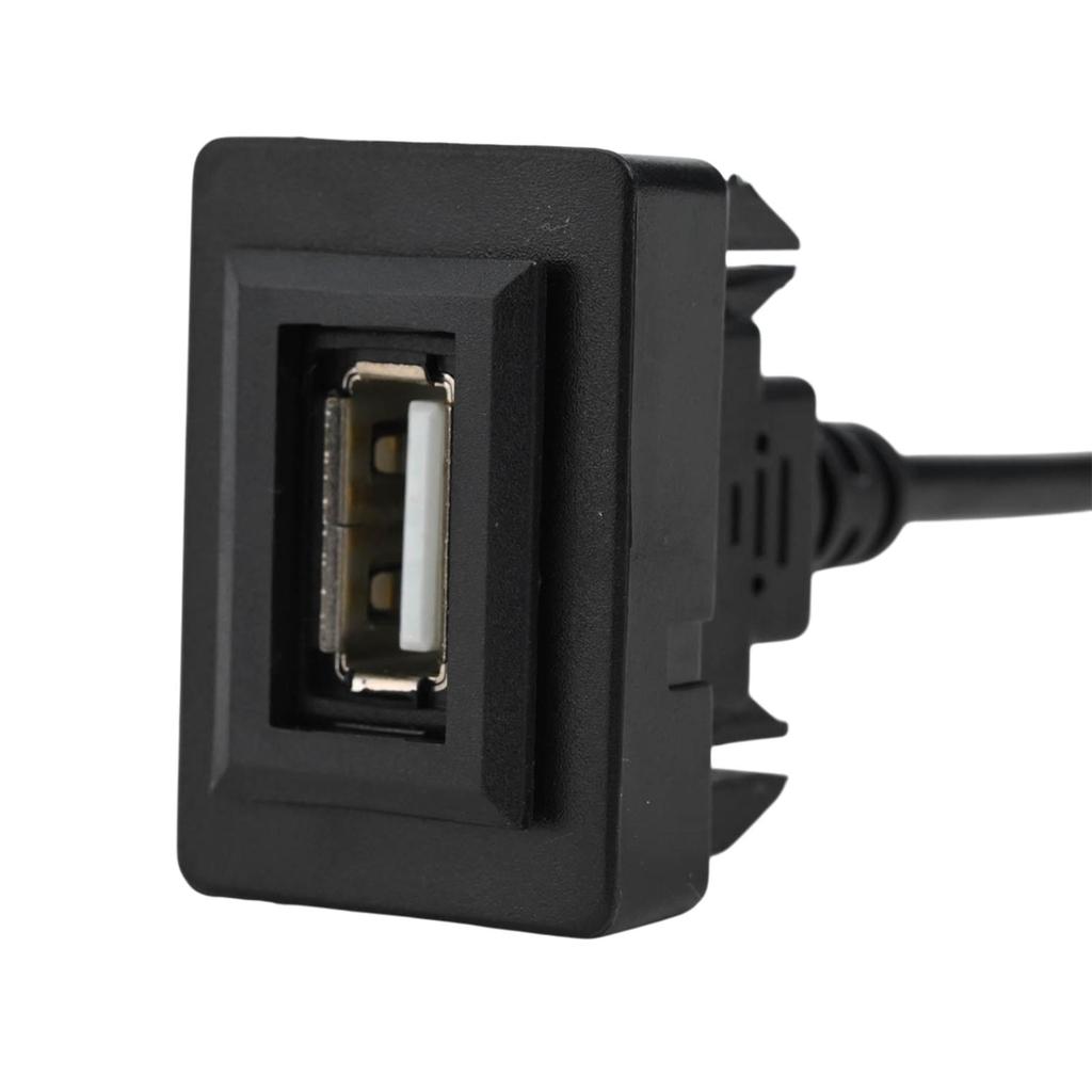 Car Dashboard Flush Mount USB 2.0 For Toyota Short Dash For Hilux For Prado For Landcruiser Panel Extension Cable Adapter