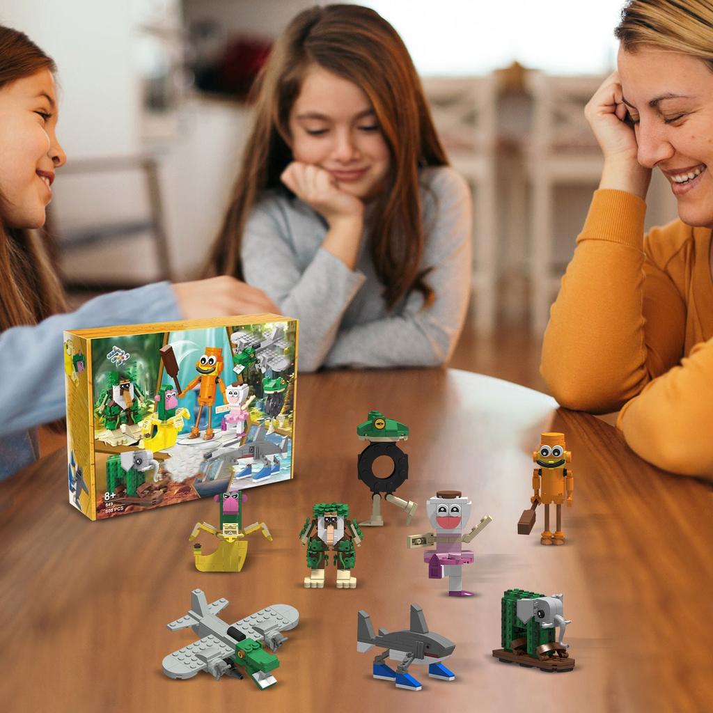 Building Block Toy -Cute Singing Group Children's Educational Enlightenment Building Block Toy