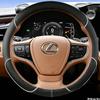Leather Car Steering Wheel Cover for LEXUS VX RX TXL LX IS CT TX ES GX LS UX LM RZ Series Steering Covers Interior Accessories