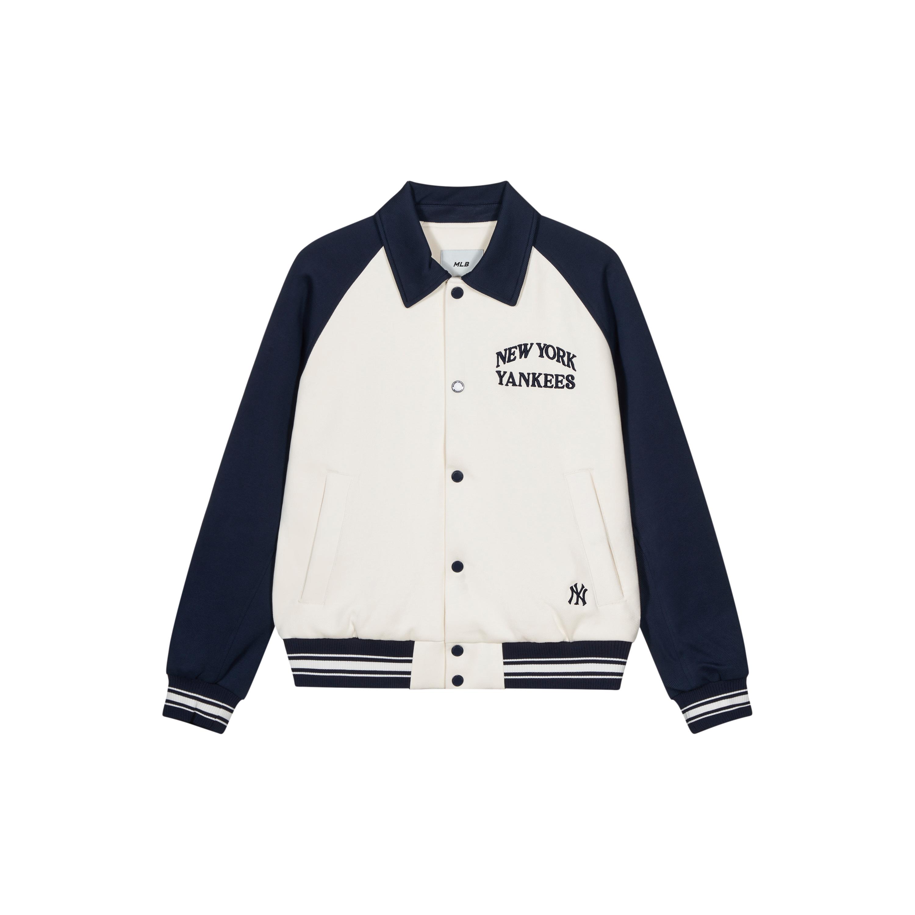 

New MLB Baseball Jacket Unisex Dark Blue 3AJPV1641-50NYD XS