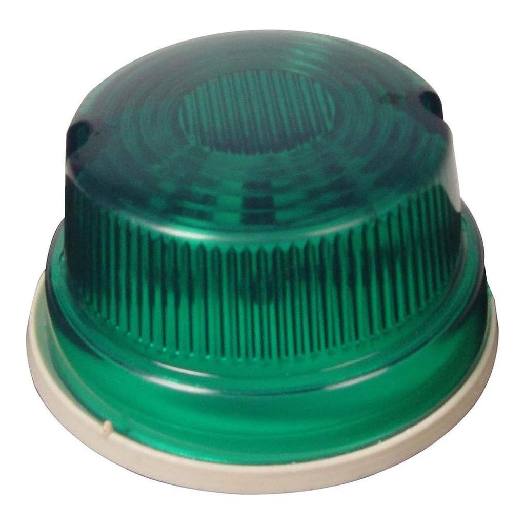 12V Volts Round Flashers Lights Universal Vehicle For Truck Tractor Bus,Iseki,Yanmar Lights Emergency Vehicle Flashers Green | 2 Pieces