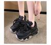 Women Chunky Platform Sneakers Women Autumn Fashion Breathable Mesh Sport Casual Sneakers Female Thick Bottom Vulcanized Shoes