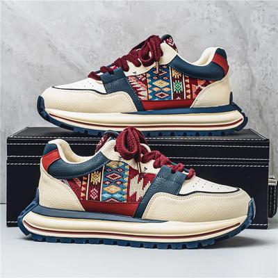 Men's Sneakers Thick Bottom Non-Slip Loafers Fashion Shoes for Men Sports and Leisure Wear-resistant All-match Casual Shoes