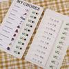 Student Message Checklist Memo Plastic Board Children's Self-discipline Punch Card Chore Chart