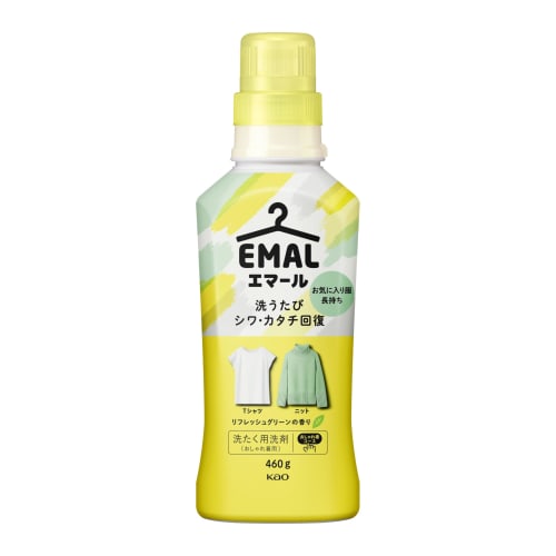

Emar Laundry Detergent for Delicates, Contains Double the Firming Ingredients! Restores Wrinkle Shape with Every Wash. Refreshing Green Scent. 460g