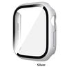 Gehärtetes Glas PC-Hülle für Apple Watch 12 46mm 42mm Harter Stoßfänger Displayschutz Abdeckung für Iwatch Serie 12 Schalen Zubehör 7