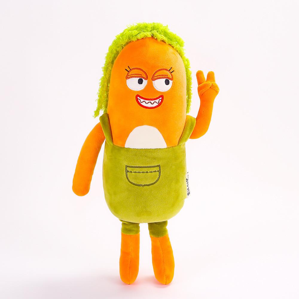 Good Colorful Hair Plush Toy With Clothing For Collectors And Gifts