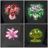 Glow-In-The-Dark Flower Toilet Sticker Luminous Toilet Decal Removable Self-Adhesive Home Decor Stickers For Bedroom Living Room
