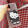 Big Hole Matte Black Cool Kt Cat for iPhone11 Apple 11promax Mobile Phone Case 11 Transparent 11 Cute 11