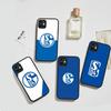 Custodia per Telefono S-Schalke 04 Per iPhone 13 12 X XS MAX Pro Max 16 15 11 14 Pro Max Cover Opaca Antiurto