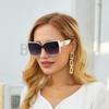 JYL TS Women's Oversized Square - Sun-Protective Trendy Sunglasses 61010