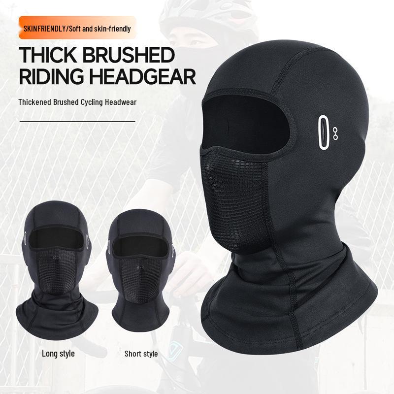 Winter Motorcycle Balaclava: Full Face, Reflective, Windproof Helmet Liner